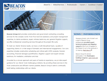Tablet Screenshot of beacongroup-llc.com